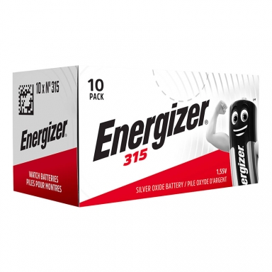 Pilas de botón Energizer 315 (SR67 / SR716 SW) Caja de 10 unidades