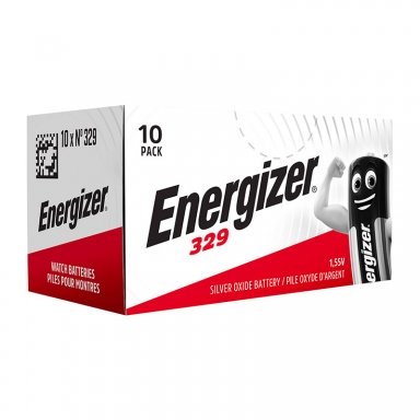 Pilas de botón Energizer 329 (SR731 SW) Caja 10 unidades