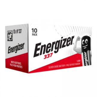 Pilas de botón Energizer 337 (SR416 SW) Caja 10 unidades