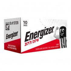 Pilas de botón Energizer 377/376 (SR66 / SR626 SW) Caja 10 unidades