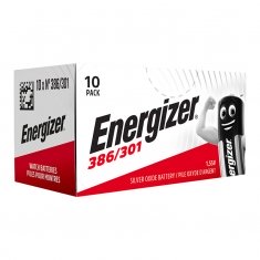 Pilas de botón Energizer 386/301 (SR43 / SR1142 SW)