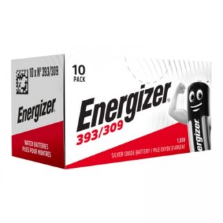 Pilas de botón Energizer 393/309 (SR48 / SR754 SW) Caja 10 unidades