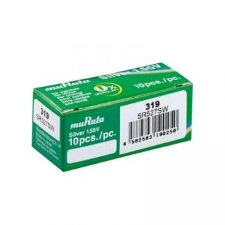 Pilas de botón Murata 319 (SR64 / SR527 SW) Caja 10 unidades