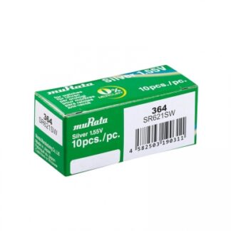 Pilas de botón Murata 364 (SR60 / SR621 SW) Caja 10 unidades