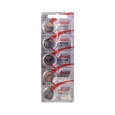 Pilas Litio Maxell CR1620 Blister 5 unidades