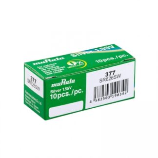 Pilas de botón 377 (SR 66 / SR626W) Caja 10 unidades
